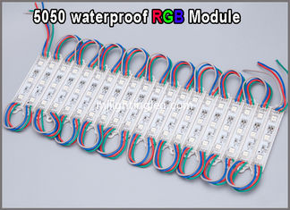 CHINA 5050 RGB das Modulo führte 12V wasserdichten RGB die geführten Module colorchanging, die für Anzeige Signage beleuchten fournisseur
