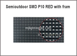 CHINA Anzeigen-Modullicht Semioutdoor rotes P10 SMD mit fram auf Rückseite 320*160mm 32*16pixels 5V für Werbebotschaft fournisseur