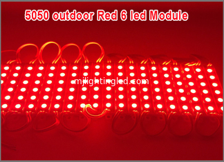 China 5050 Zeichen-Hintergrundbeleuchtungs-Module DCs 12V wasserdichte IP68 3D LED Chips LED-Moduls SMD 6, die Leuchtkasten-Module annoncieren fournisseur
