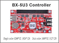 Geführte einzelne Farbe der Prüferkarte BX-5U3 Onbon führte Zeichenanzeige des Schirmes des Pixels der Steuerkarte 128*1024 p10 geführte programmierbare