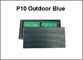Bildschirm 320*160 32*16pixels 5V P10 für die Werbung des geführten Signage creen Blau Modul P10 LED im Freien fournisseur