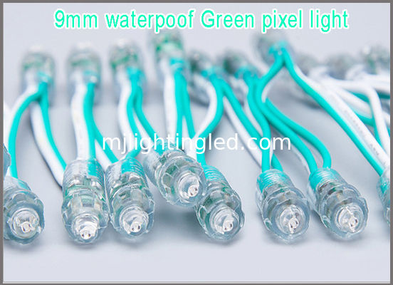 Führte grünes LED DC5V LED Weihnachten Pixel Bälle 9mm, das wasserdichten Signage beleuchtet, geführte Hintergrundbeleuchtung der Kanalbuchstaben Nameboard Anbieter