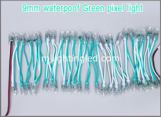 Führte grünes LED DC5V LED Weihnachten Pixel Bälle 9mm, das wasserdichten Signage beleuchtet, geführte Hintergrundbeleuchtung der Kanalbuchstaben Nameboard Anbieter