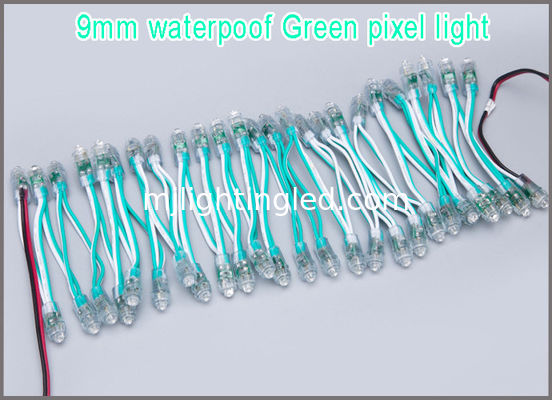 Führte grünes LED DC5V LED Weihnachten Pixel Bälle 9mm, das wasserdichten Signage beleuchtet, geführte Hintergrundbeleuchtung der Kanalbuchstaben Nameboard Anbieter