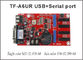 TF-A6UR (TF-A5UR) einzelne und Doppelfarbe führte Mitteilungszeichen-Prüferkarte für Programmsteuerung des Moduls der Anzeige P10 fournisseur