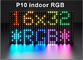 Programmierbarer geführter Schirm Innen-p10 mit Rollwerten SMD RGB Farbführte farbenreichen Schaukasten der Bildschirmanzeige fournisseur