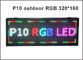 P8 RGB farbenreiche Pixel 32*16 des LED-Anzeigen-Moduls 3in1 256*128mm im Freien für hohe klare Großleinwand fournisseur