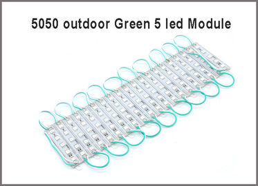 Modul-Grün-verkaufen wasserdichtes helles Werbungslampe DC 12V 20PCS 5050 SMD 5LEDs LED en gros fournisseur
