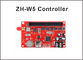 ZH-W5 Wifi führte Steuerkarte usb-Unterstützungs-128*1280,256*640 Pixel geführtes monochrom, rgb, Doppelplattenkontrollsystem fournisseur