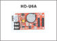 Heißer Verkauf HD-U6A USB führte Schirmmodulstützprüfer Steuerkarte einfarbigen &amp;Two Farbe 320*32pixel p10 geführten fournisseur