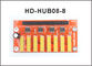 Einzelne u. Doppeldes farbe-LED-Anzeigenmoduls nur der Unterstützung HUIDU Karte Karte 8*HUB08 des Adapters HD-HUB08 Stütz fournisseur