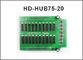 Karten-farbenreicher geführter Bildschirmanzeige-Modul-Adapter-Hafen der Umwandlungs-20*HUB75 eingeschlossen für HD-Steuerkarte fournisseur
