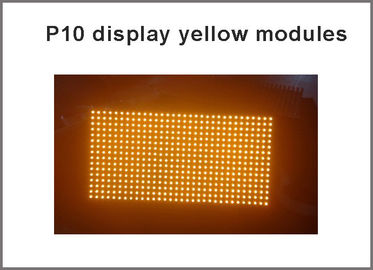 P10 Led Modul Gelb Halb-Außen 16x32 Hub12 Led Panel -P10 Gelb Led Display Modul fournisseur