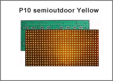 P10 Led Modul Gelb Halb-Außen 16x32 Hub12 Led Panel -P10 Gelb Led Display Modul fournisseur