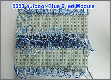 Module des Pixels SMD5050 6 LED imprägniern 12V geführtes Licht IP67 für Weihnachtswerbung fournisseur