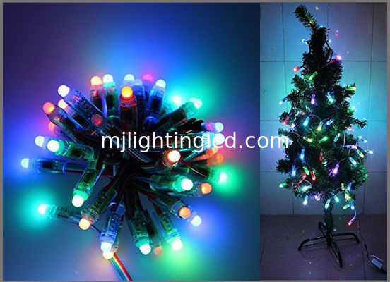 Vollfarbige 12mm UCS1903 digital adressierbare LED-Pixel-Lichterkette 50 Stück/String für Weihnachtsdekoration Anbieter