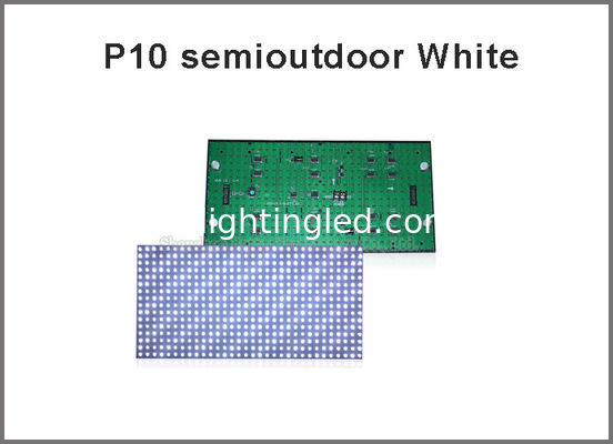 Farbe-LED-Anzeigen-Modulmitteilungsbildschirm DIY LED-Anzeigen-P10 weißer Halb-im Freien Anbieter