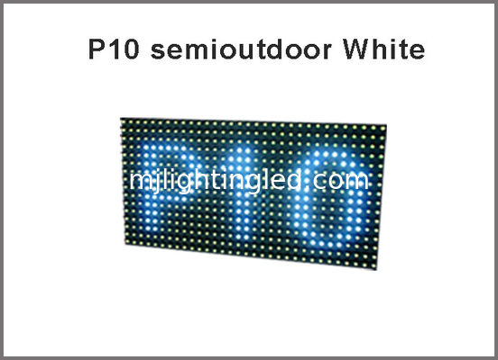 Farbe-LED-Anzeigen-Modulmitteilungsbildschirm DIY LED-Anzeigen-P10 weißer Halb-im Freien Anbieter