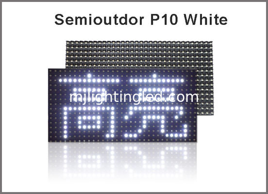 Farbe-LED-Anzeigen-Modulmitteilungsbildschirm DIY LED-Anzeigen-P10 weißer Halb-im Freien Anbieter