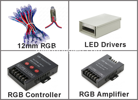 DC5V 12mm RGB-LED-Licht,IP68 wasserdicht,farbwechselbare Weihnachtsschmuckleuchten fournisseur