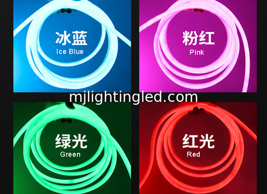 220V LED-Licht Neonstreifen Rund D13mm 15mm 19mm 22mm Flexibles Licht für Außendekorationen fournisseur