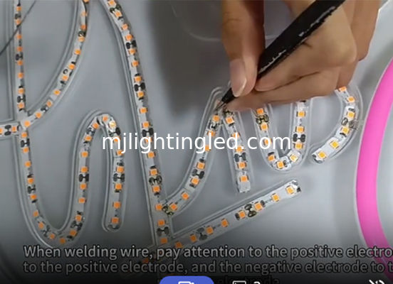 12V Silikon LED Split Neonlicht Flexibel genug, um Neonschilder herzustellen Anbieter