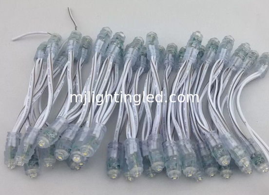 9mm Einfarbiges Mini Pixel Led-Licht IP68 DC 5V Weiß Adressierbares LED-String-Licht Punktlichter für Werbung fournisseur