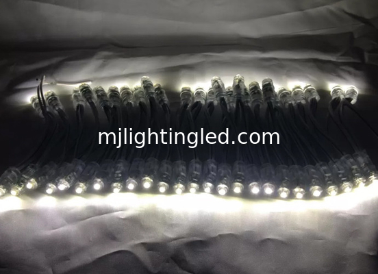 9mm Einfarbiges Mini Pixel Led-Licht IP68 DC 5V Weiß Adressierbares LED-String-Licht Punktlichter für Werbung fournisseur