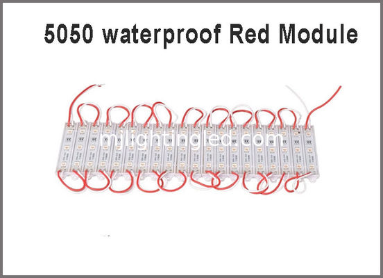 CE ROHS Wasserdicht 12V 5050 SMD LED Modul Rot für Außenwerbung Anbieter