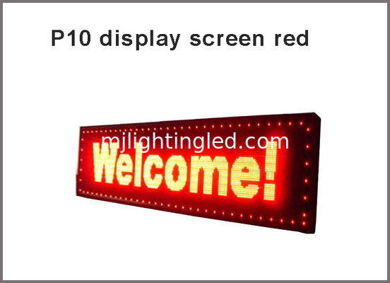 Semioutdoor RED P10 LED-Display Module 320*160mm 32*16 Pixel öffentliche Informationsanzeige Anbieter