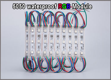 Beleuchtung 12V RGB beschriftet Module der Lichtquelle 5050 3 geführte Pixelmodule fournisseur
