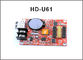Huidu führte Prüfersystem HD-A40 HD-U61 einzelnes/Doppel- geführtes des Moduls der Farb-P10 geführtes Modulsteuerungs-Karte p10 geführtes Zeichen im Freien fournisseur