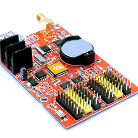 HD-W40 HD-W62 USB+Wifi P10 LED-Modulsteuerungskarte, Single&amp;Dual Color Led-Steuerungssystem fournisseur