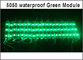 einfarbiges von hinten beleuchtetes Licht des Moduls 5050 3led zur grünen Architekturbeleuchtung der Farbe 12V fournisseur