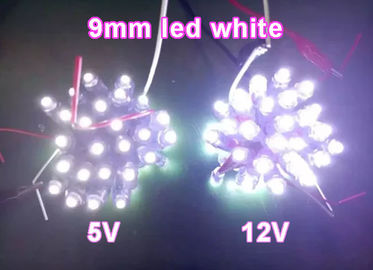 LED-Abflussrinne durchlöchert geführte Pixellichter Pixel Moduls 9mm DC5V Input für Buchstabezeichen-Weißfarbe fournisseur