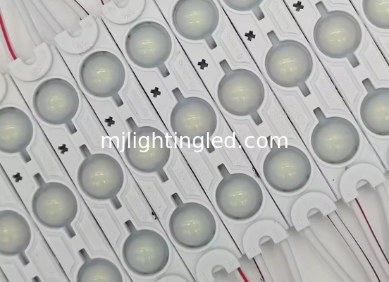 6011 3leds LED Modul 12V 2835 1,5W Hohe Helligkeit Für Licht Box Werbebrief Zeichen Injektion geformte Linse Licht fournisseur