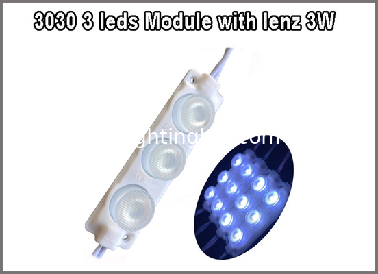 3030 Led Modul 3W 12V Pixel Module mit 160-Grad-Objektiv für Schriftzeichen fournisseur