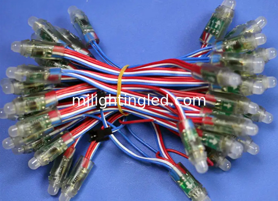 China Anbieter 12mm Billiges Programm Rgb Led Pixel Licht 5V Für Dekoration Punktlicht fournisseur
