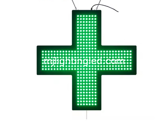 Apotheke LED Kreuzlicht Schild Billboard 60cm Indoor Kreuz Anzeige Schild rot grün Blau Gelb Weiß Farbe fournisseur