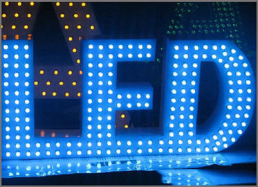 DC5V 12mm Glühbirne LED-Buchstaben Blaue LED-Pixel-String-Signalbeleuchtung Led-Kanalbuchstaben fournisseur