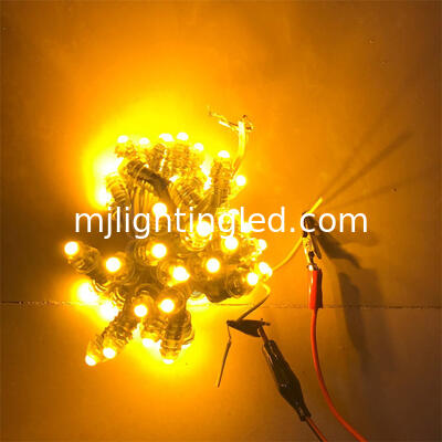 9mm Gelb LED Pixel Modul Licht Wasserdicht IP68 5V Werbetafeln Anbieter