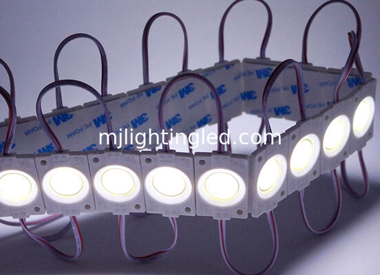 Wasserdichtes SMD COB-LED-Modul 2,4 Watt DC12V hohe Helligkeit für Werbeanzeigen Anbieter
