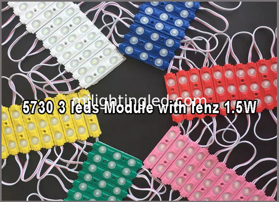 5730 3W LED Modul 12V Rot Grün Blau Gelb Weiß Pink mit 160-Grad-Linse für Leuchtkasten Anbieter