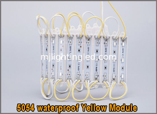 12V Gelb-LED-Werbelichtmodul SMD 5054 3-Chips-LED-Modul für Kanalbriefe Anbieter