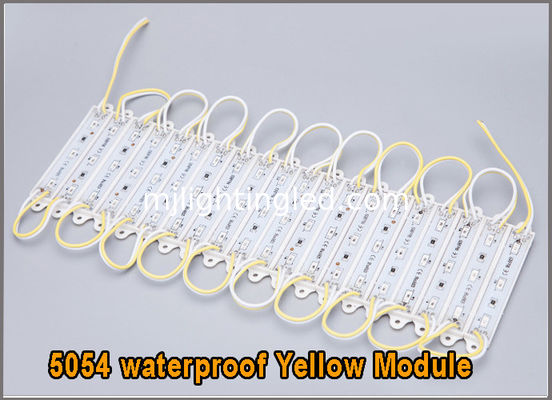 12V Gelb-LED-Werbelichtmodul SMD 5054 3-Chips-LED-Modul für Kanalbriefe Anbieter