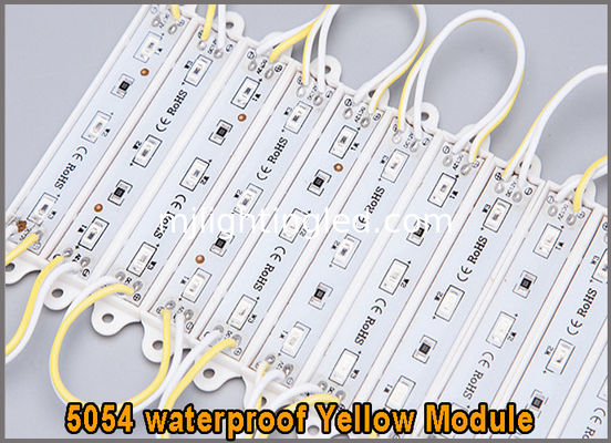 12V Gelb-LED-Werbelichtmodul SMD 5054 3-Chips-LED-Modul für Kanalbriefe Anbieter