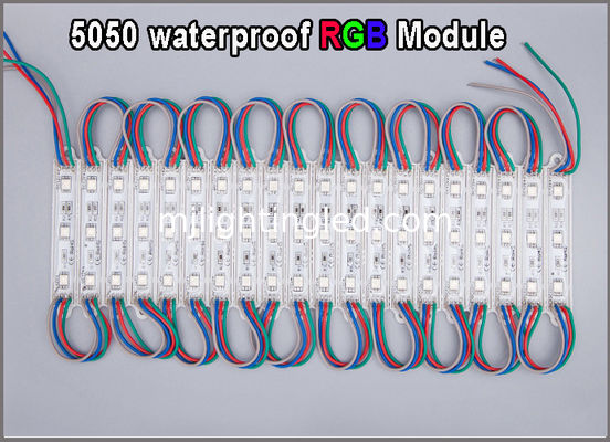 5050 12V RGB LED Modul Wasserdicht Farbwechselnde Beleuchtung für Werbeschilder Anbieter