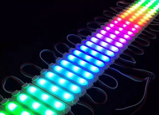 3 LED-Chips 5050 Pixel-Modul RGB SMD des Einspritzungs-LED Modul-WS2811 LED für architektonische Lichter im Freien fournisseur