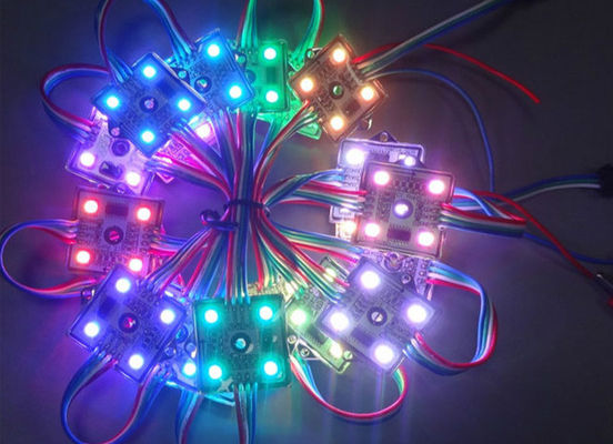 Wasserdichtes Pixel 4leds SMD5050 RGB führte das Modul 6803 DC12V LED-Module annoncierend, die Dekoration für Stange beleuchtet fournisseur