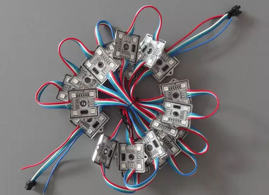 Wasserdichtes Pixel 4leds SMD5050 RGB führte das Modul 6803 DC12V LED-Module annoncierend, die Dekoration für Stange beleuchtet fournisseur